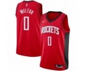 Men's Houston Rockets #0 De'Anthony Melton Authentic Red Finished Basketball Jersey - Icon Edition