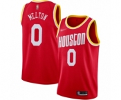 Men's Houston Rockets #0 De'Anthony Melton Authentic Red Hardwood Classics Finished Basketball Jersey