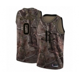 Men's Houston Rockets #0 Russell Westbrook Swingman Camo Realtree Collection Basketball Jersey