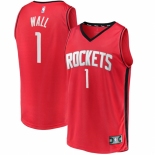 Men's Houston Rockets #1 John Wall Fanatics Branded Red 2020-21 Fastbreak Replica Jersey