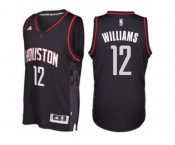 Men's Houston Rockets #12 Lou Williams adidas Black Swingman Space City Jersey