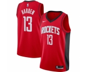 Men's Houston Rockets #13 James Harden Nike Red 2020-21 Swingman Jersey