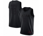 Men's Houston Rockets #13 James Harden Swingman Black MVP Basketball Jersey