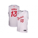 Men's Houston Rockets #13 James Harden White 2016 Christmas Day NBA Swingman Jersey