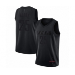 Men's Houston Rockets #25 Robert Horry Swingman Black MVP Basketball Jersey