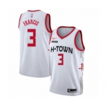 Men's Houston Rockets #3 Steve Francis Swingman White Basketball Jersey - 2019-20 City Edition