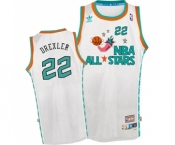 Men's Mitchell and Ness Houston Rockets #22 Clyde Drexler Swingman White 1996 All Star Throwback NBA Jersey