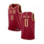 Men's Nike Houston Rockets #0 De'Anthony Melton Swingman Red NBA Jersey - 2018-19 City Edition