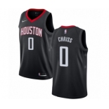 Men's Nike Houston Rockets #0 Marquese Chriss Authentic Black NBA Jersey Statement Edition