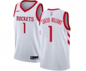 Men's Nike Houston Rockets #1 Michael Carter-Williams Authentic White NBA Jersey - Association Edition