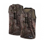 Men's Nike Houston Rockets #1 Tracy McGrady Swingman Camo Realtree Collection NBA Jersey