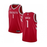 Men's Nike Houston Rockets #1 Trevor Ariza Swingman Red Road NBA Jersey - Icon Edition