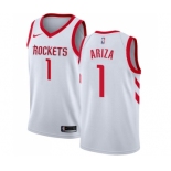 Men's Nike Houston Rockets #1 Trevor Ariza Swingman White Home NBA Jersey - Association Edition