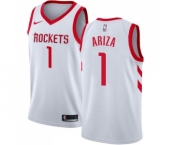 Men's Nike Houston Rockets #1 Trevor Ariza Swingman White Home NBA Jersey - Association Edition