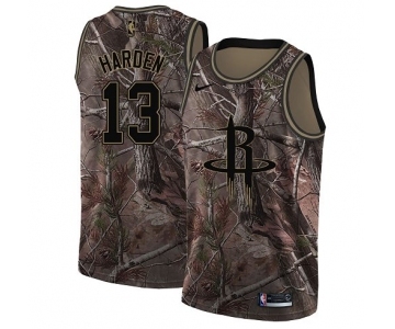 Men's Nike Houston Rockets #13 James Harden Swingman Camo Realtree Collection NBA Jersey