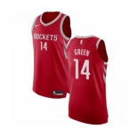 Men's Nike Houston Rockets #14 Gerald Green Authentic Red NBA Jersey - Icon Edition