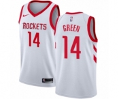 Men's Nike Houston Rockets #14 Gerald Green Authentic White NBA Jersey - Association Edition