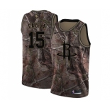 Men's Nike Houston Rockets #15 Clint Capela Swingman Camo Realtree Collection NBA Jersey