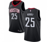 Men's Nike Houston Rockets #25 Robert Horry Swingman Black Alternate NBA Jersey Statement Edition