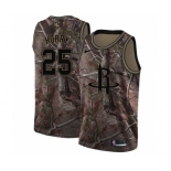 Men's Nike Houston Rockets #25 Robert Horry Swingman Camo Realtree Collection NBA Jersey