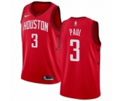 Men's Nike Houston Rockets #3 Chris Paul Red Swingman Jersey - Earned Edition