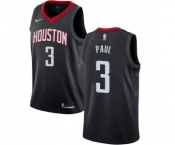 Men's Nike Houston Rockets #3 Chris Paul Swingman Black Alternate NBA Jersey Statement Edition