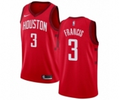 Men's Nike Houston Rockets #3 Steve Francis Red Swingman Jersey - Earned Edition