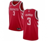 Men's Nike Houston Rockets #3 Steve Francis Swingman Red Road NBA Jersey - Icon Edition