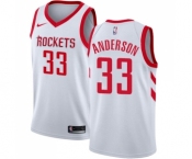 Men's Nike Houston Rockets #33 Ryan Anderson Swingman White Home NBA Jersey - Association Edition