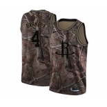 Men's Nike Houston Rockets #4 Charles Barkley Swingman Camo Realtree Collection NBA Jersey