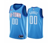 Nike Rockets #00 Rodions Kurucs Blue NBA Swingman 2020-21 City Edition Jersey