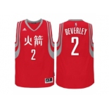 adidas Houston Rockets #2 Patrick Beverley Red Chinese New Year Swingman Jersey