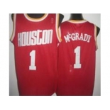 nba Houston Rockets #1 Tracy McGrady Red(Throwback Revolution 30)