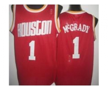 nba Houston Rockets #1 Tracy McGrady Red(Throwback Revolution 30)