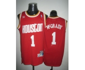 nba houston rockets # 1 mcgrady red