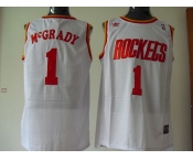 nba houston rockets #1 mcgrady white[swingman]