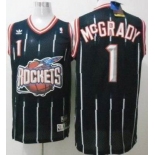 nba houston rockets #1 tracy mcgrady blue[revolution 30]