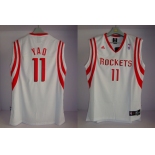 nba houston rockets #11 yao white