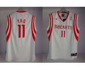 nba houston rockets #11 yao white