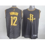 nba houston rockets #12 howard zebra