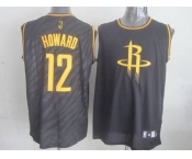 nba houston rockets #12 howard zebra