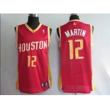 nba  houston rockets #12 martin red(special edition)