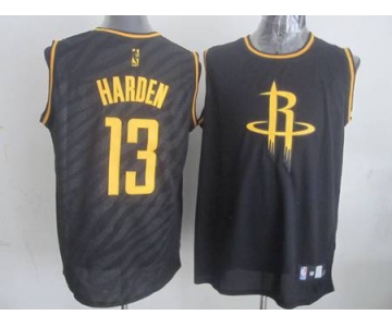 nba houston rockets #13 harden zebra