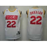 nba houston rockets # 22 Drexler white