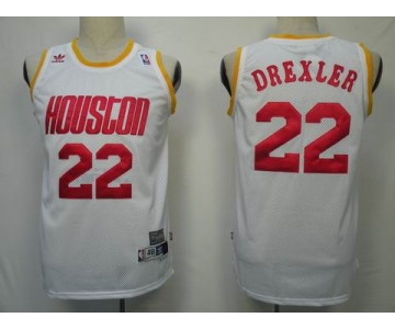 nba houston rockets # 22 Drexler white