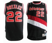 nba houston rockets #22 drexler black