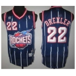 nba houston rockets #22 drexler blue[classics]