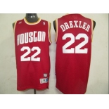 nba houston rockets #22 drexler red[swingman]