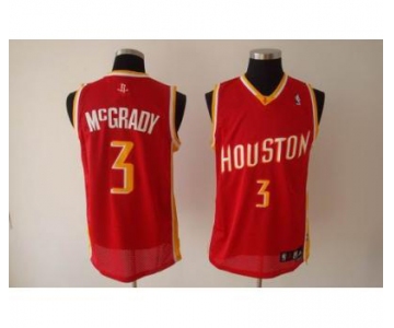 nba houston rockets #3 mcgrady red(special edition)