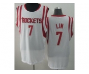 nba houston rockets #7 jeremy lin white[revolution 30]